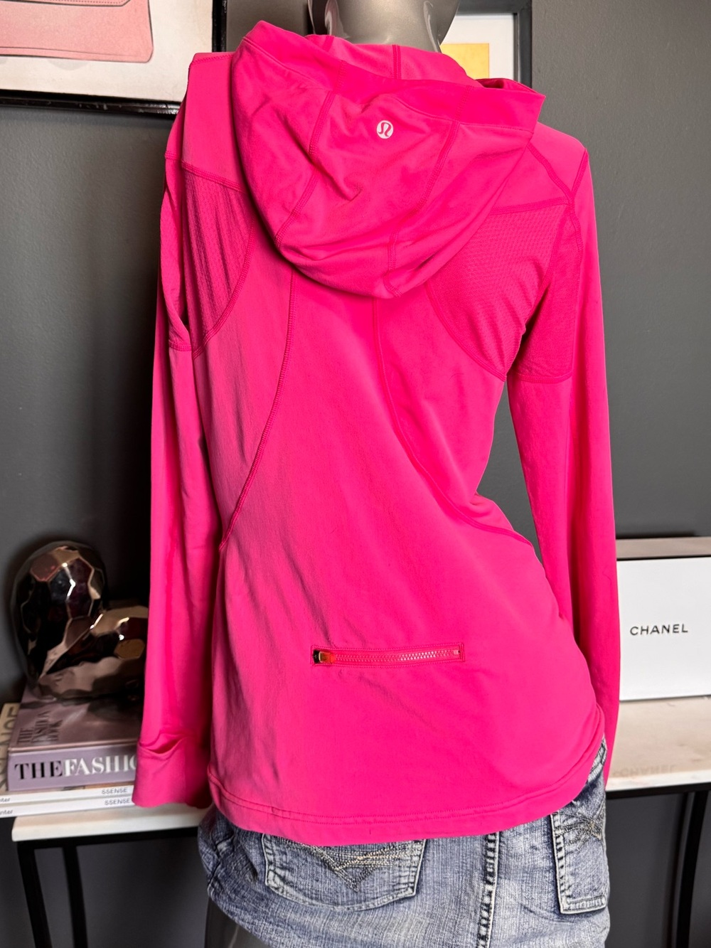 Lululemon Hot Pink Hooded Track Jacket - Picture 2 of 6